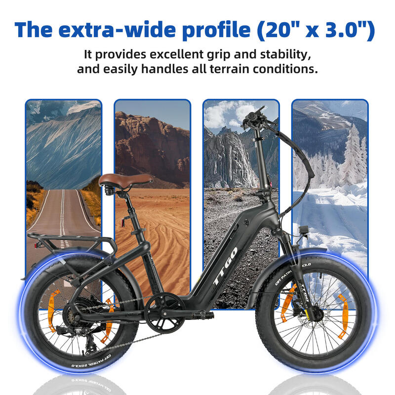 Bicicletă electrică TTGO F8 din fibră de carbon, baterie ascunsă de 48V 18Ah