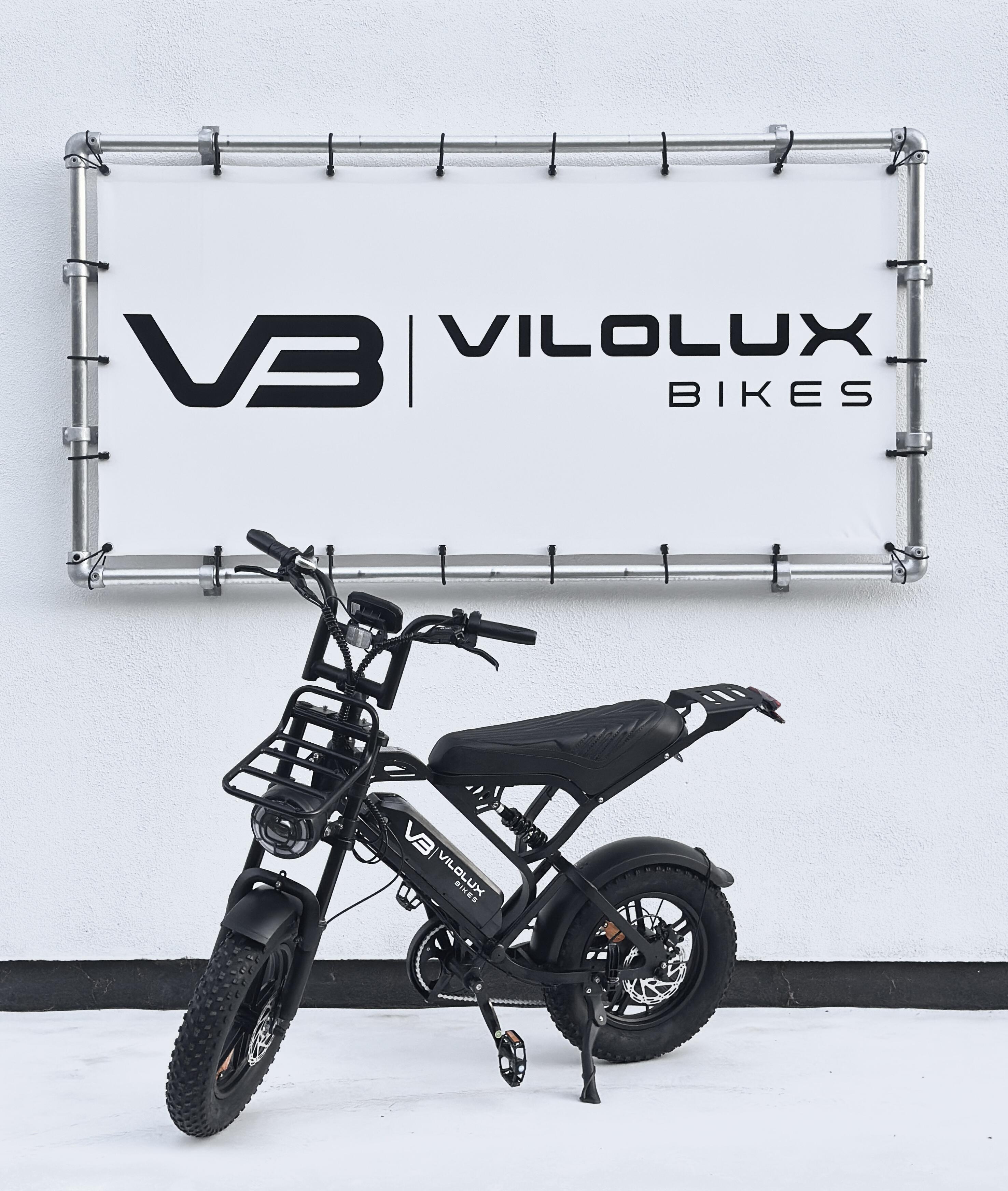 Fatbike V20 MINI met voorrek - Zwart- Rijklaar geleverd 3/6