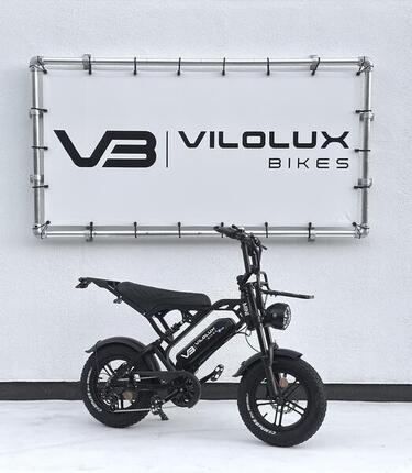 Fatbike V20 MINI met voorrek - Nardo Grey - Rijklaar geleverd