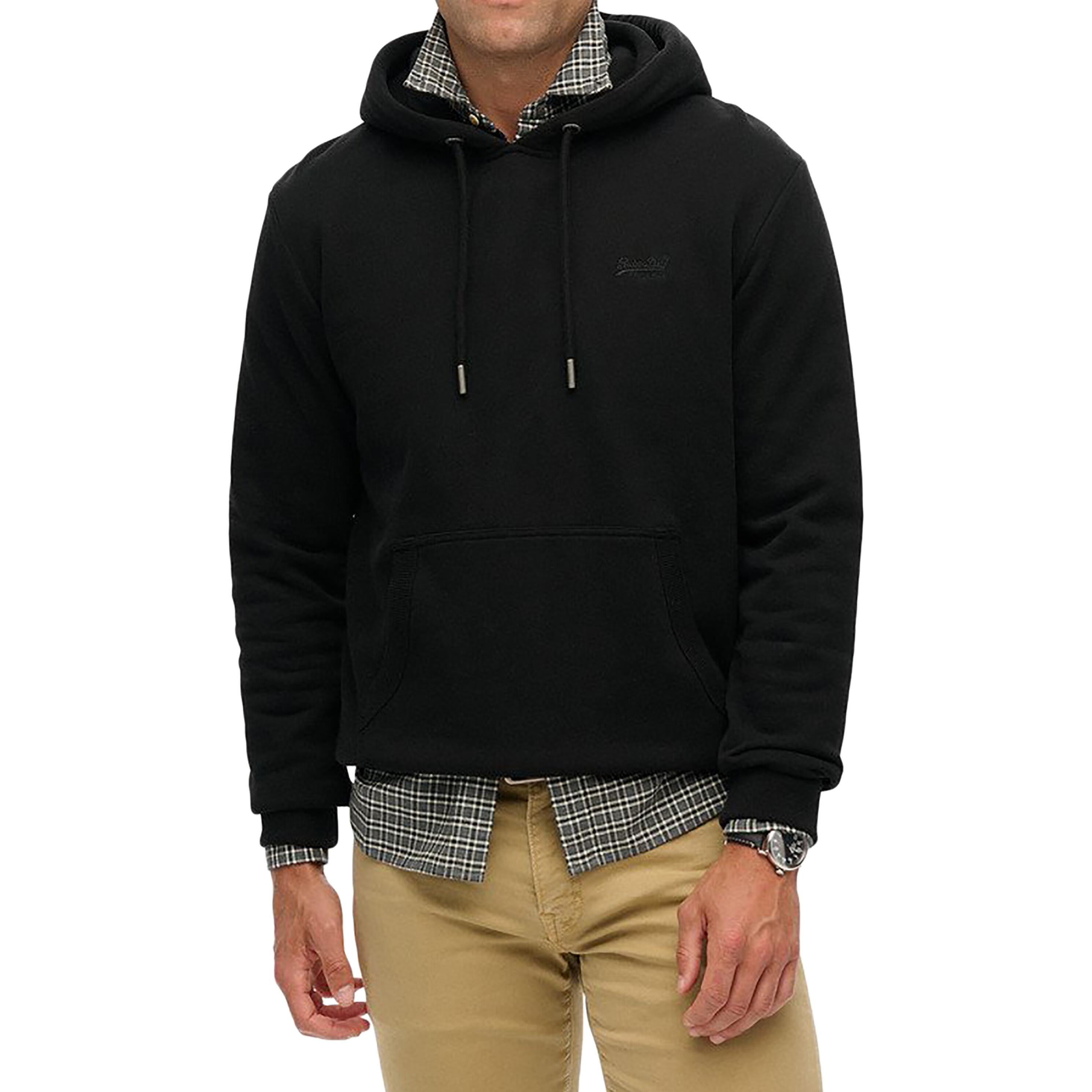 Superdry Essential Logo Hoodie Herren Schwarz 3/3