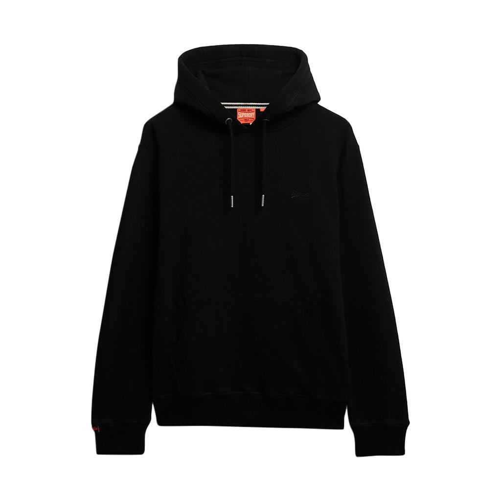 Superdry Men's Essential Logo Hoodie in Black