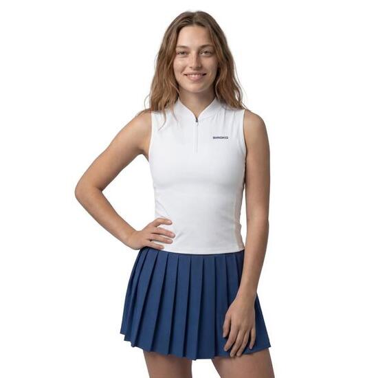 Damen Tennis -tanktop Rally-W White Weiß