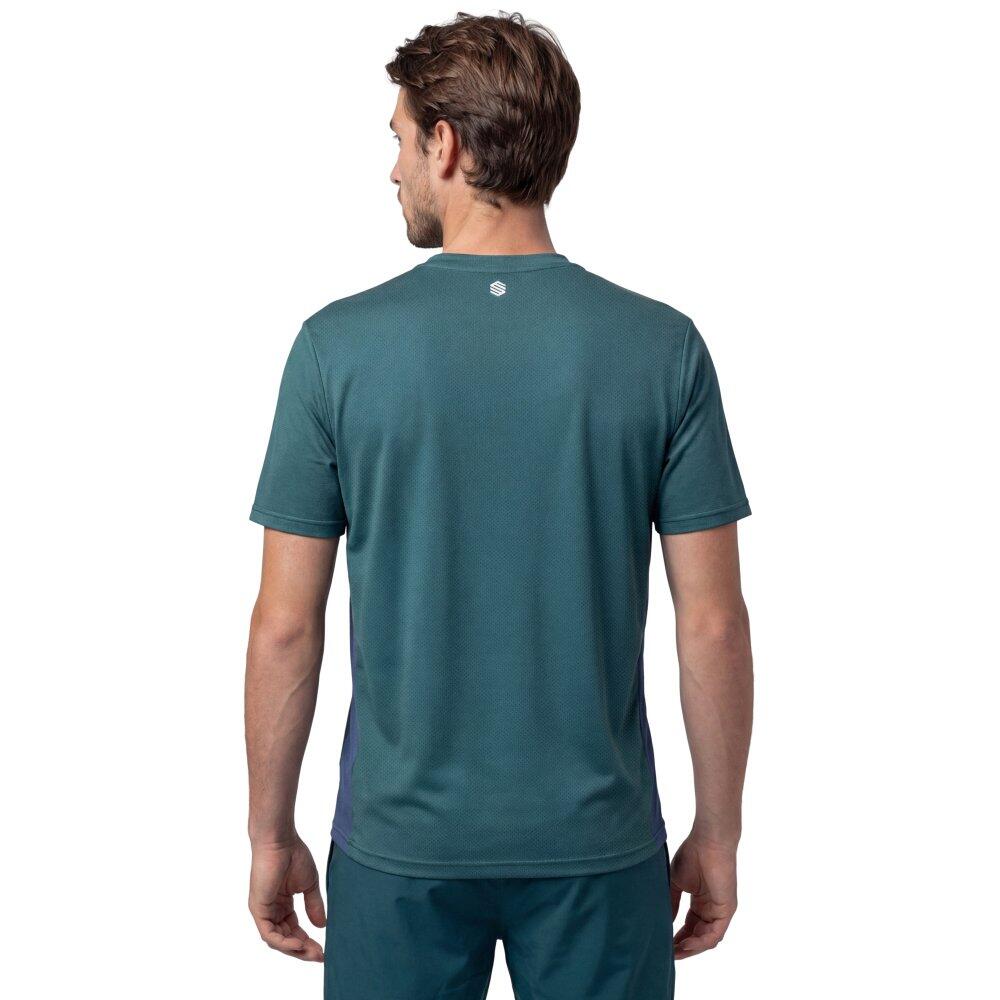 Camiseta técnica manga corta tenis hombre Lob Green Verde 2/6