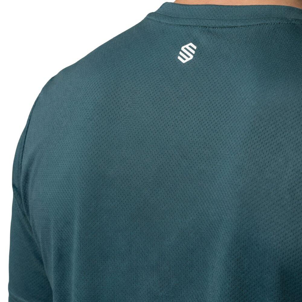 Camiseta técnica manga corta tenis hombre Lob Green Verde 4/6
