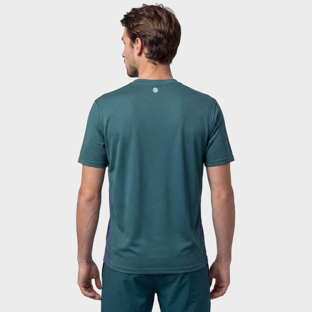 Camiseta técnica manga corta tenis hombre Lob Green Verde 6/6