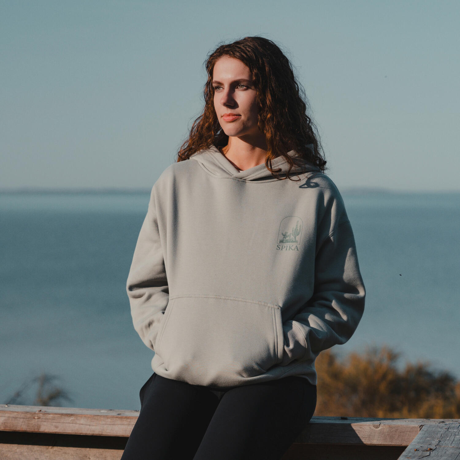 Spika GO Amiga Hoodie Damen (Khaki) Größe M 2/3