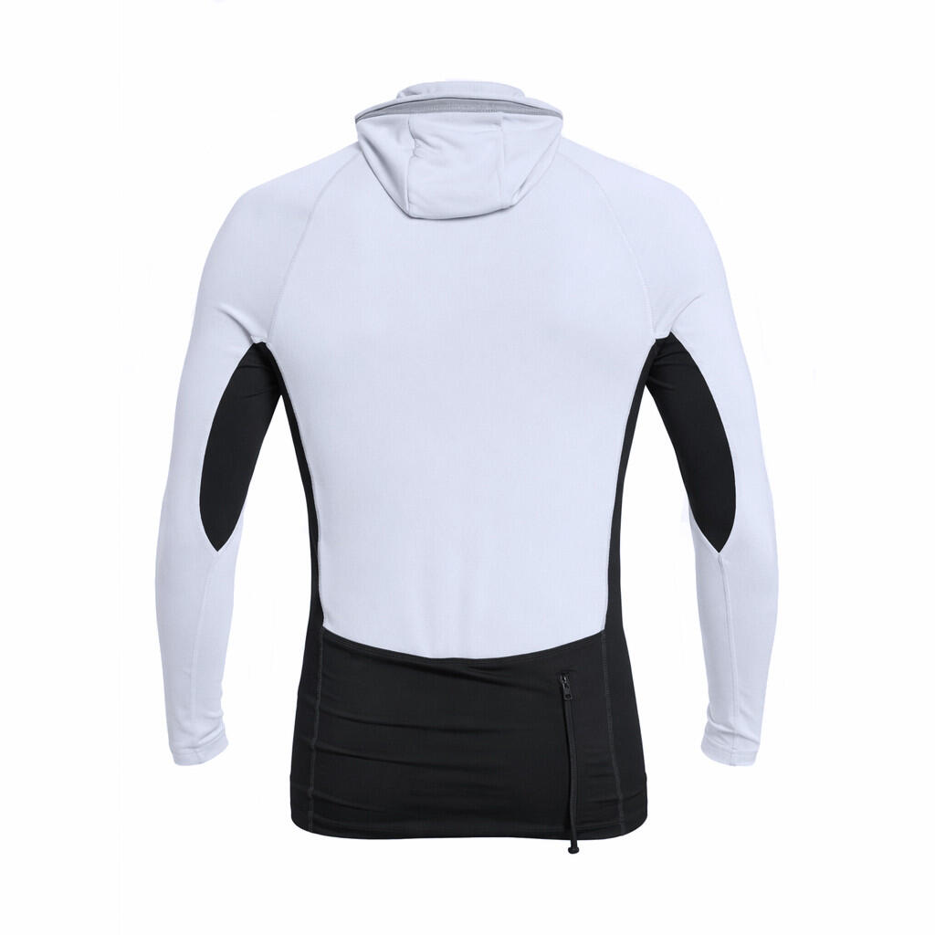Koszulka Quiksilver z Kapturem Storm Tripper Hood LS Rash Guard White/Black 4/6