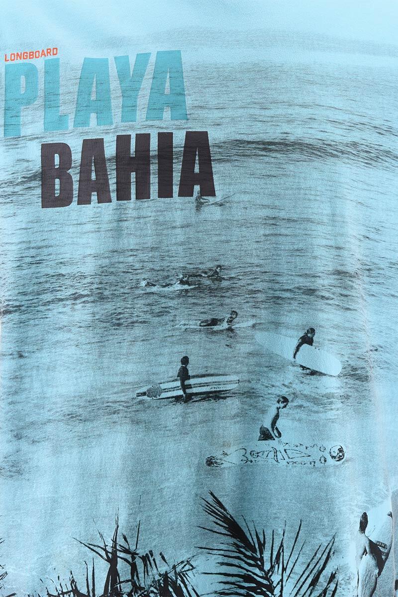 T-shirt homme bleu 4/5