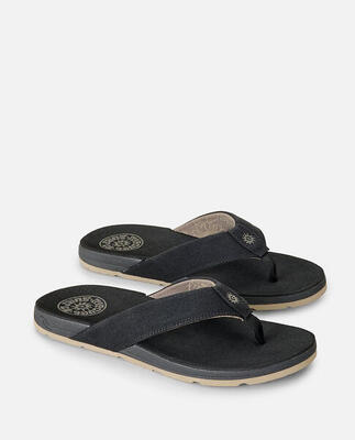 Sandalen unisex pacific rinse bloom open toe - black/brown