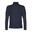 Sweatshirt bumbac-poliester cu fermoar Fruit of the Loom, bleumarin