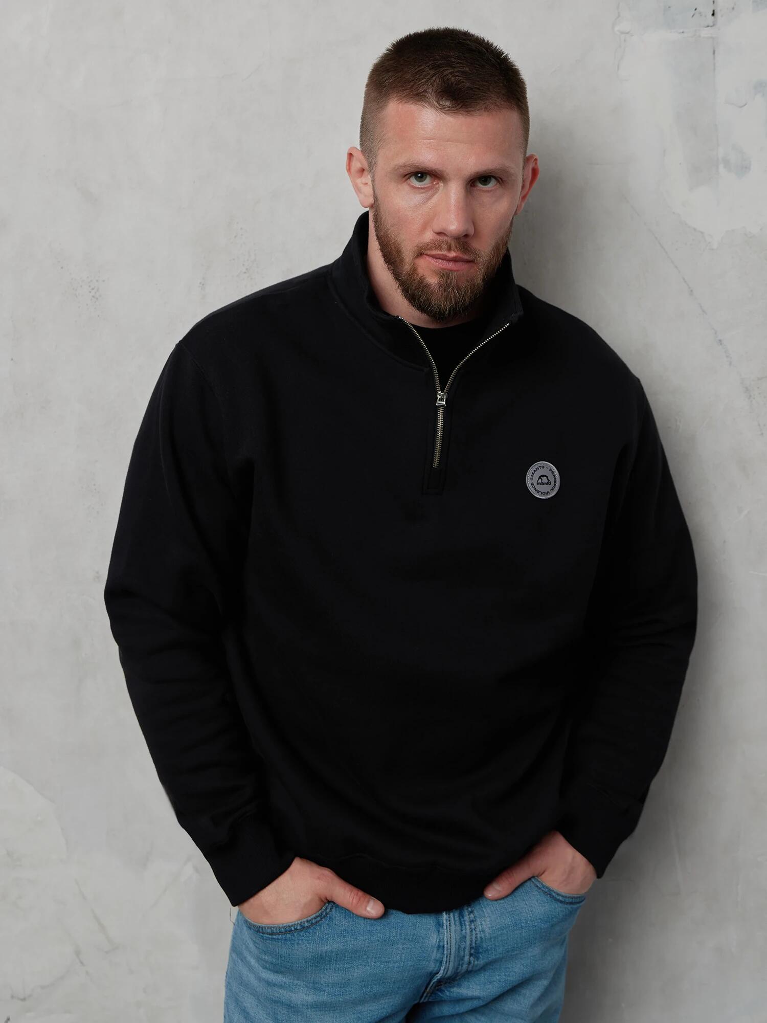 MANTO bluza CIRCLE czarna 2/5