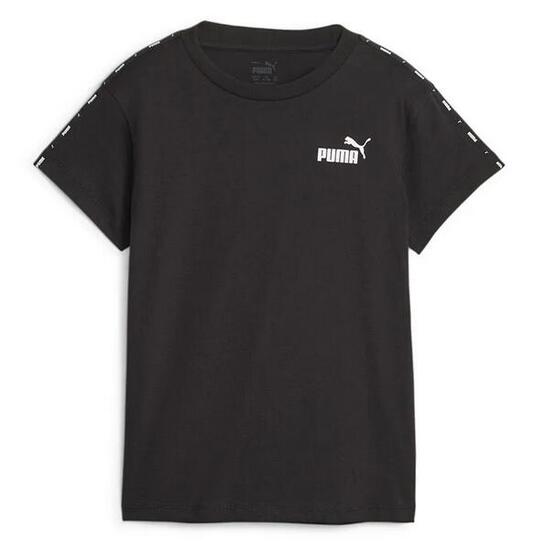 Dziecięca koszulka sportowa t-shirt bawełniana PUMA ESS+ Tape 676541-01