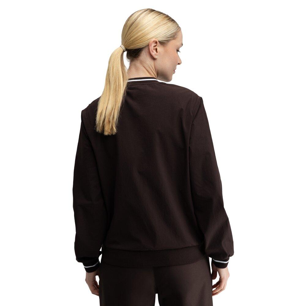 Damska przeciwwiatrowa bluza golfowa Siroko Stinger-W Dark Brown