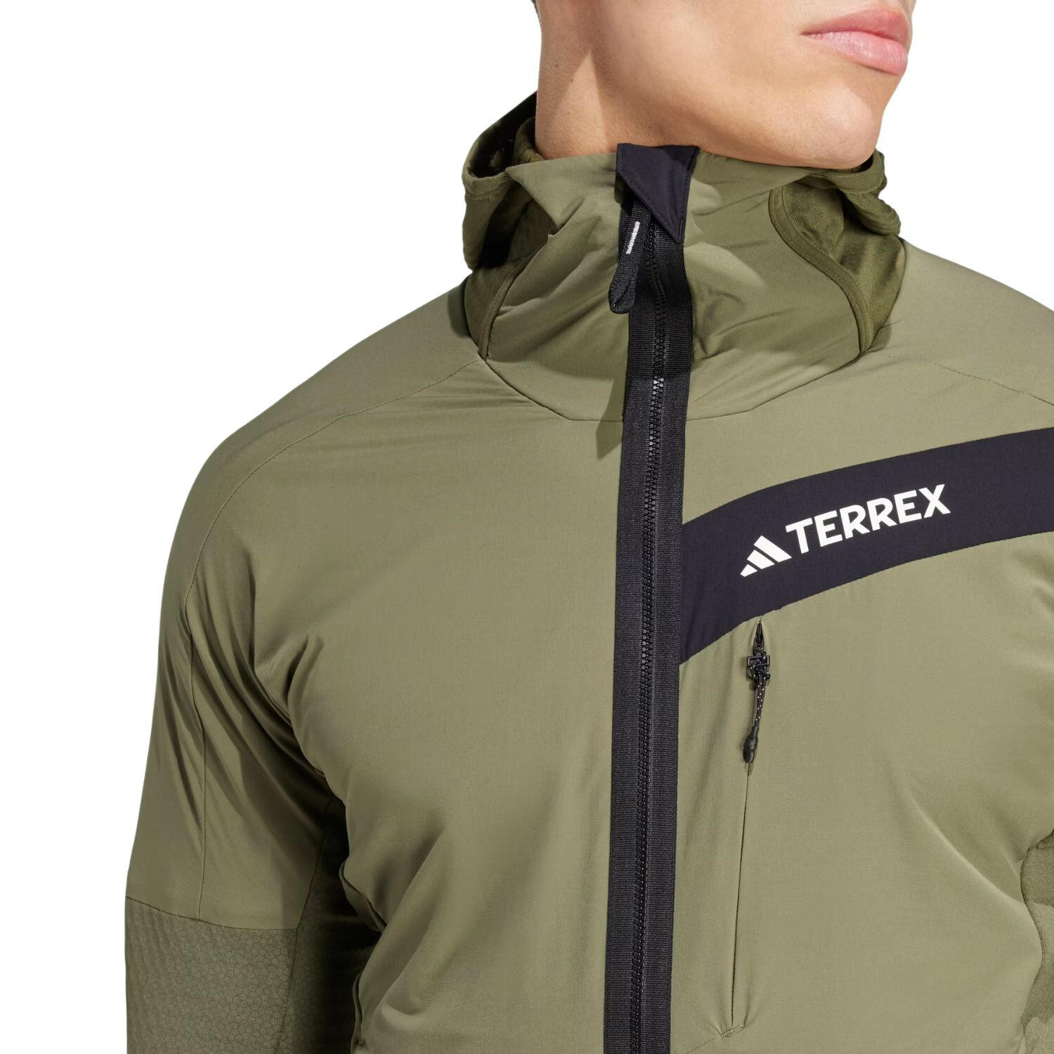 Kurtka trekkingowa męska Adidas Terrex Techrock Hooded Wind Fleece 4/6
