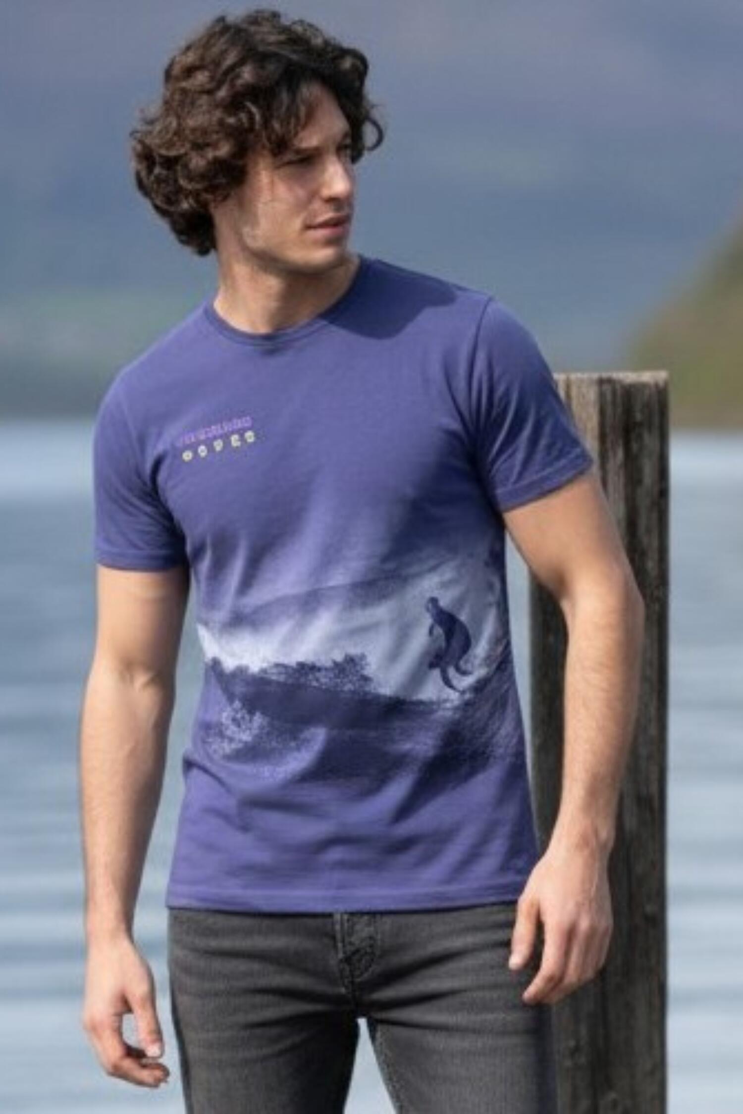 T-shirt homme navy 1/5