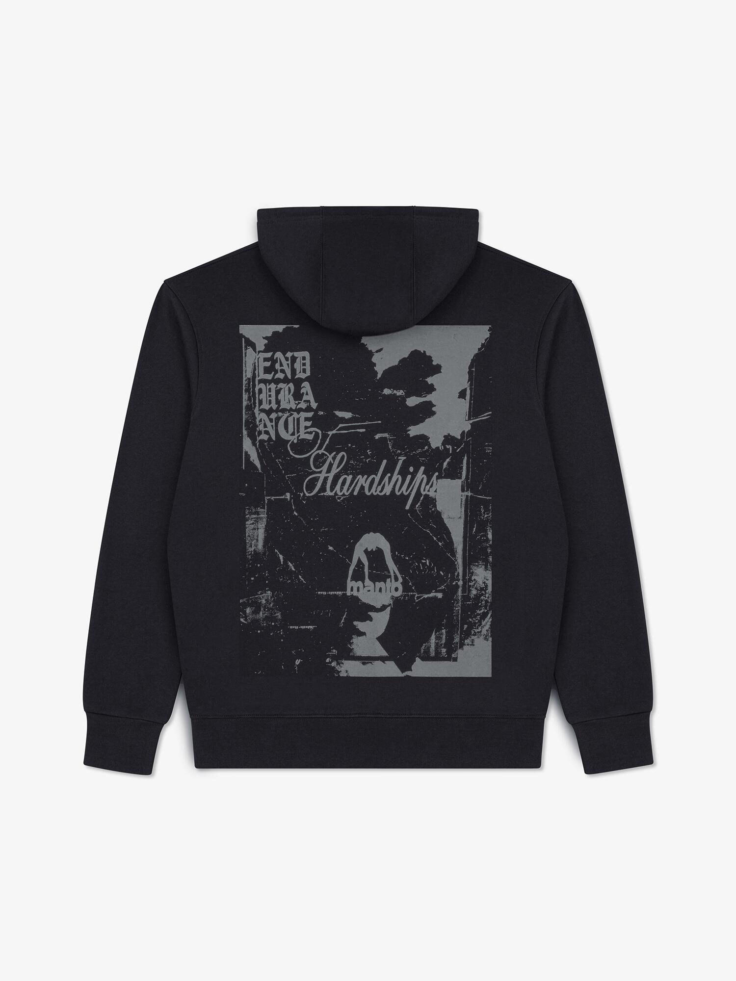 MANTO bluza z kapturem RESOLVE czarna 2/6