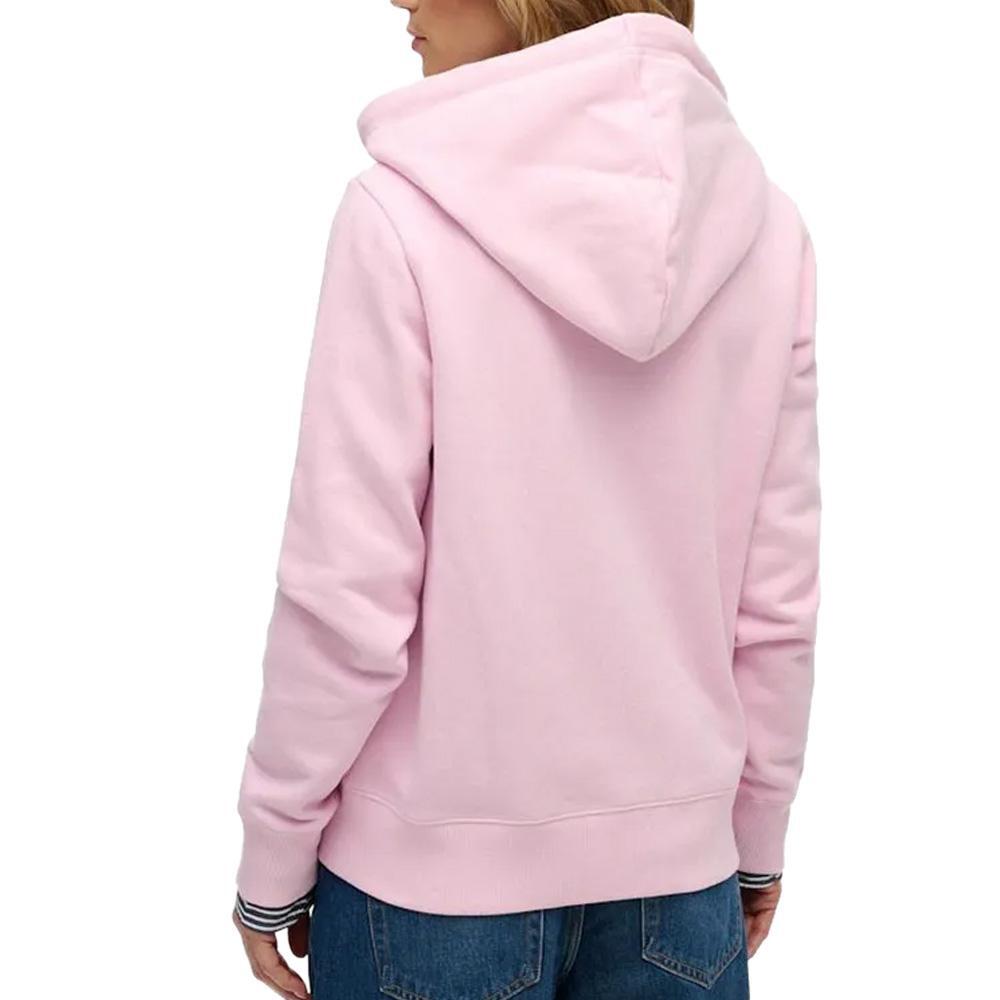 Sweat Rose Femme Superdry Essential Logo Ziphood Hb 2/2