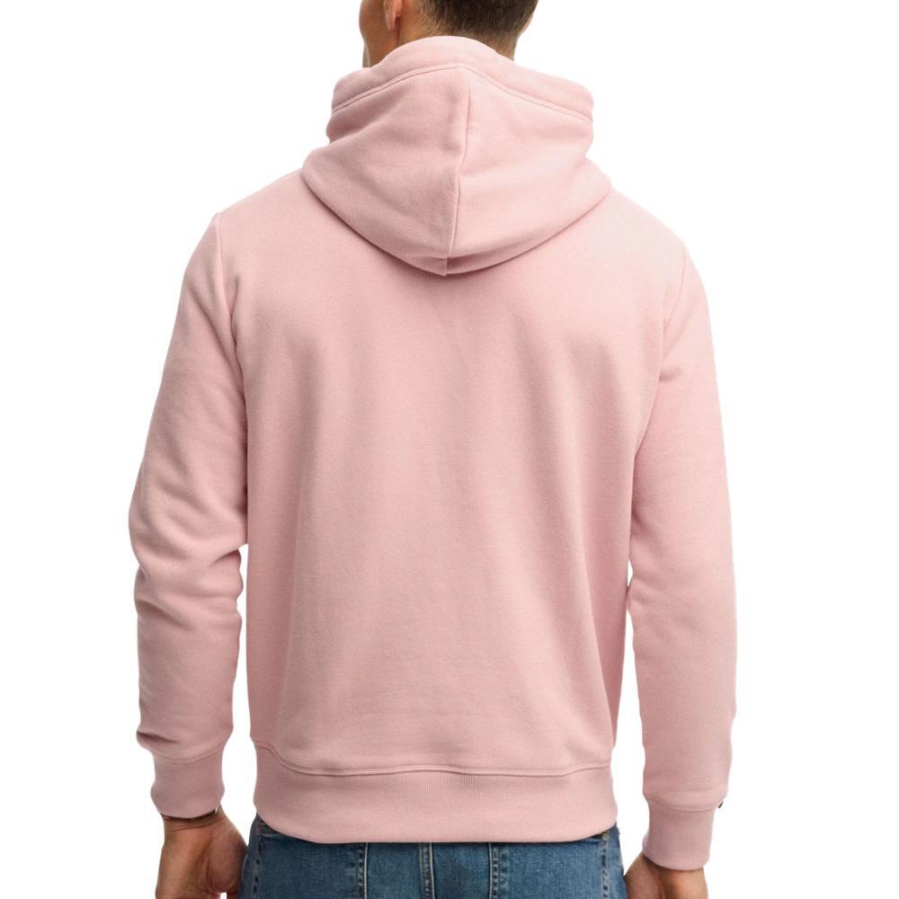 Felpa Uomo Superdry Essential Logo Rosa 2/2
