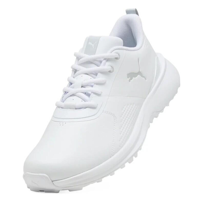 Sapatos de golfe Puma Fusion Grip 6 Evo brancos para homem 5/5