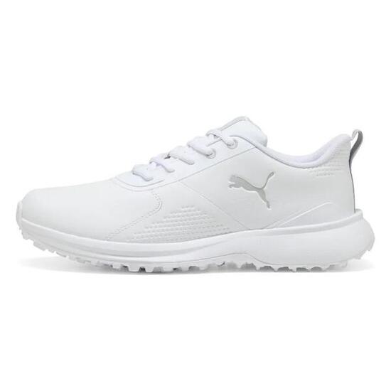 Chaussures de golf pour homme Puma Fusion Grip 6 Evo blanches