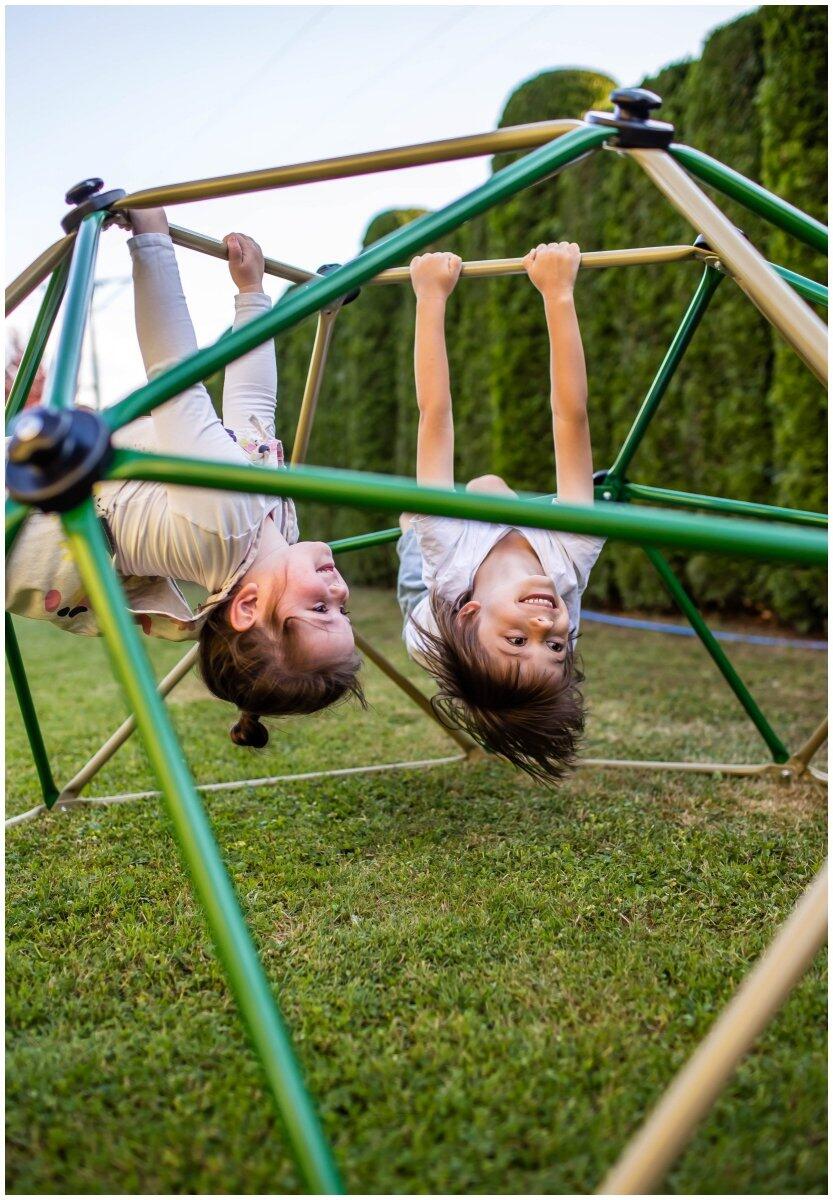 Dôme d'Escalade Jardin Aire de Jeux Acier Galvanisé Charge Max 350kg EN71 3/7
