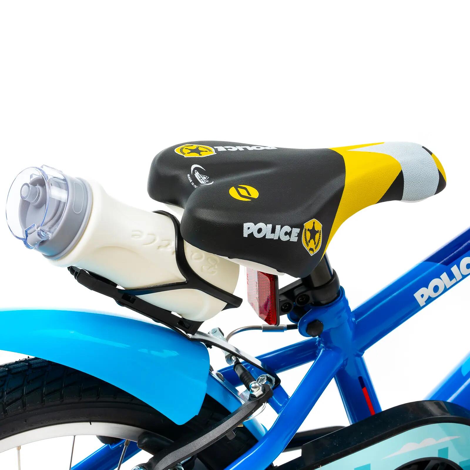 DHS Police kinderfiets - 16 inch, blauw 5/7