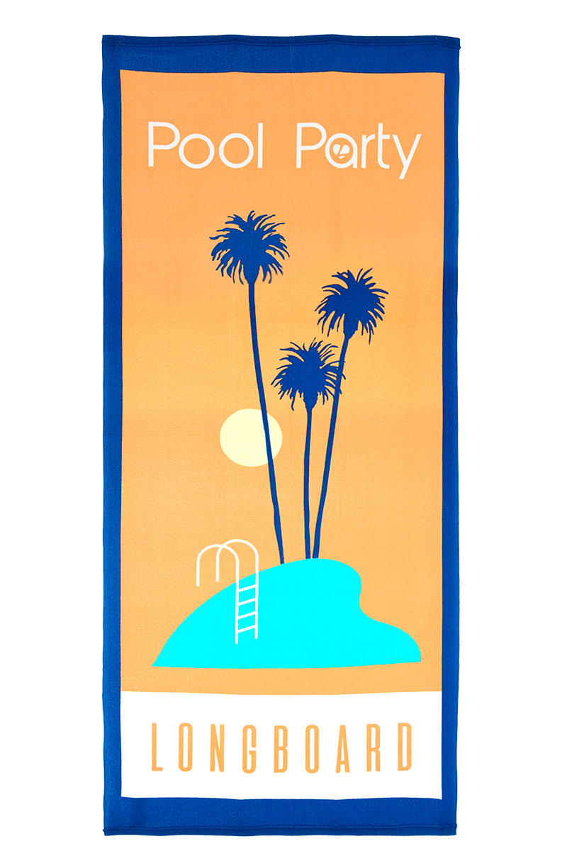 Serviettes de plage adulte corail 2/4