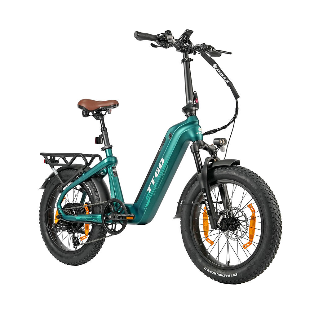 Elektrokolo TTGO F8 z uhlíkových vláken, skrytá baterie 48 V 18 Ah 3/7