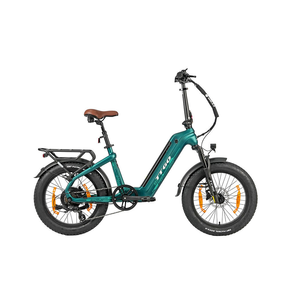 Elektrokolo TTGO F8 z uhlíkových vláken, skrytá baterie 48 V 18 Ah 5/7