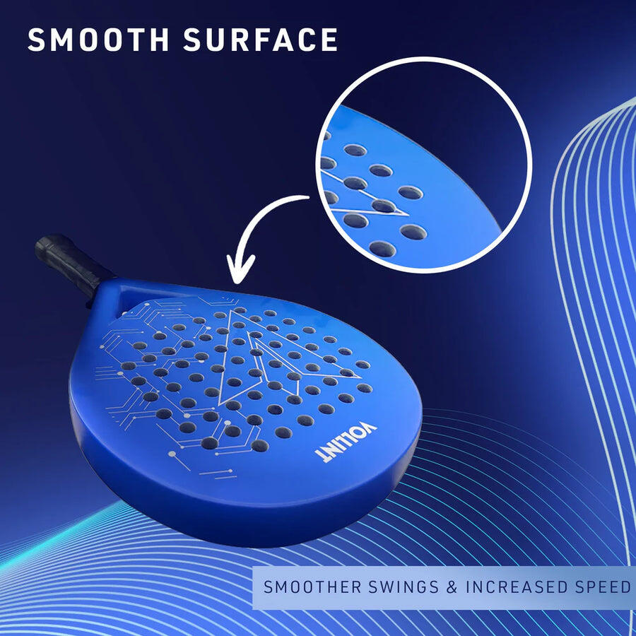 Vollint Padelschläger Erwachsene Z2 Blau – Einsteiger Kontrolle + Fehlertoleranz 4/7