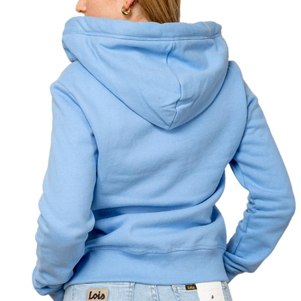 Sweat Bleu Femme Superdry Essential Logo Ziphood Hb 2/2