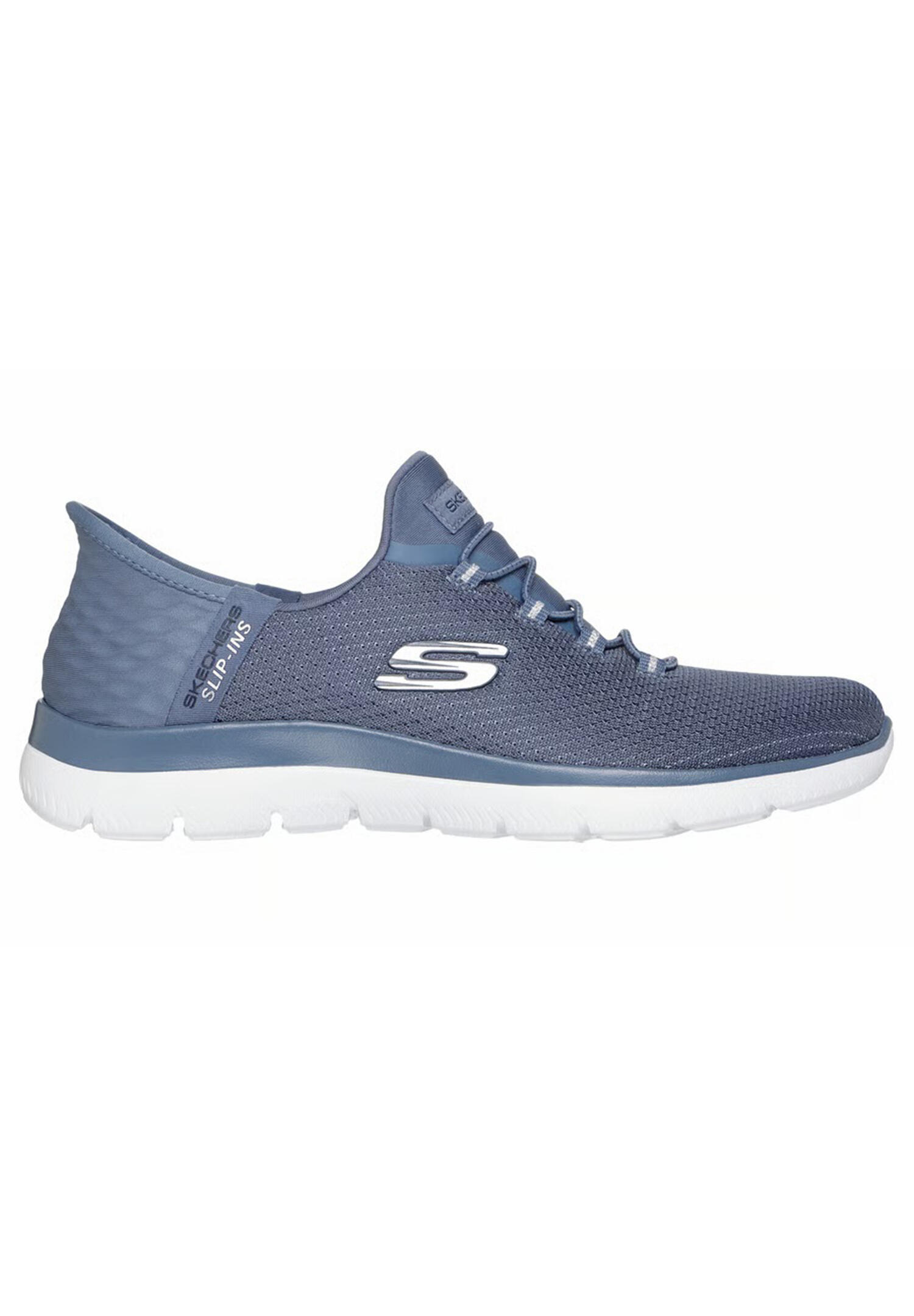 Skechers Damen Slip-in Summits Diamond Dream Sneaker 150123 SLT Slate Blau/Grau 3/6