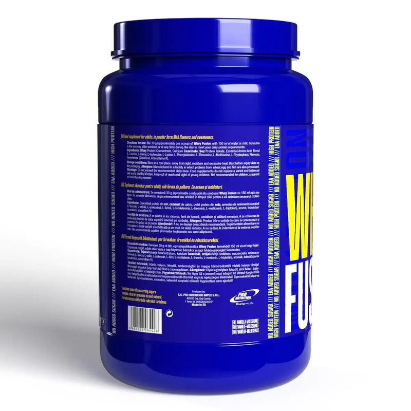 Whey Fusion, Vanilla Milkshake, 900g