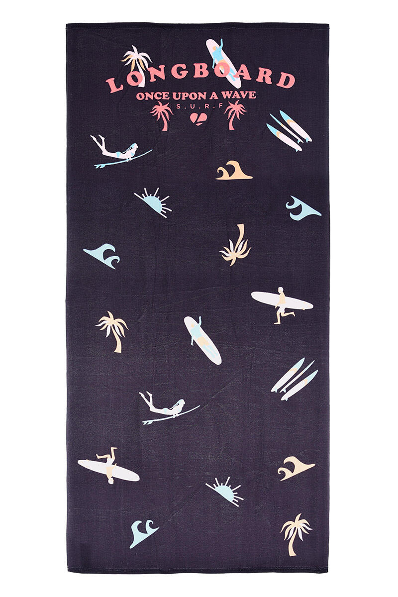 Serviettes de plage adulte navy 2/3