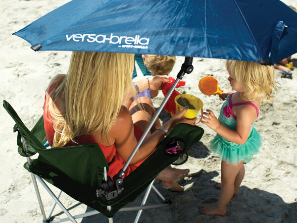 360° Schirm mit Universalklemme, kompakt, UPF 50+ - Sport-Brella 3/5