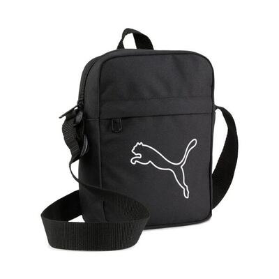 Borsa a tracolla nera portatile Puma Plus