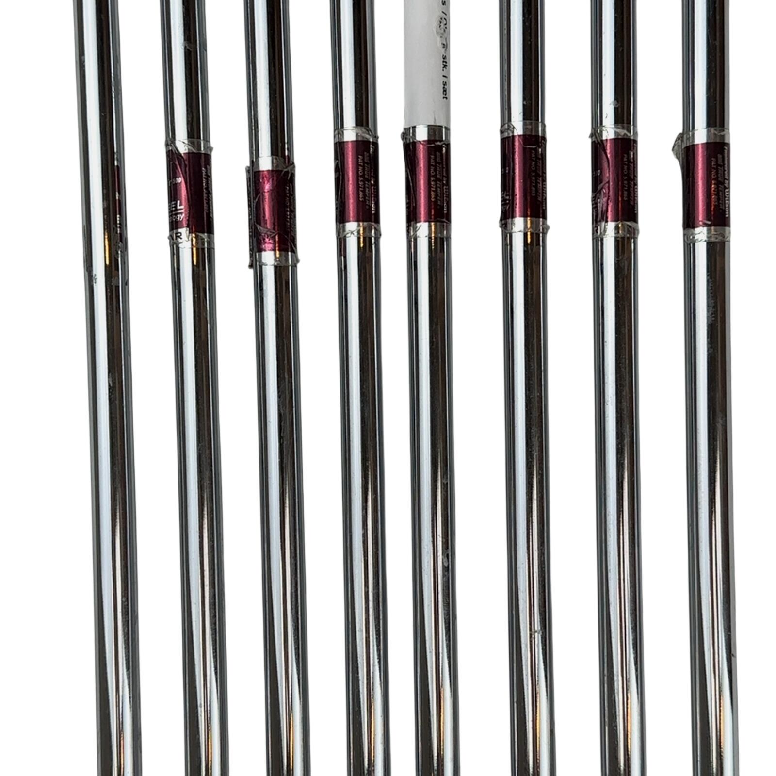 Wilson Deep Red Série de fers / 3-PW / Flex Regular / Acier 4/7