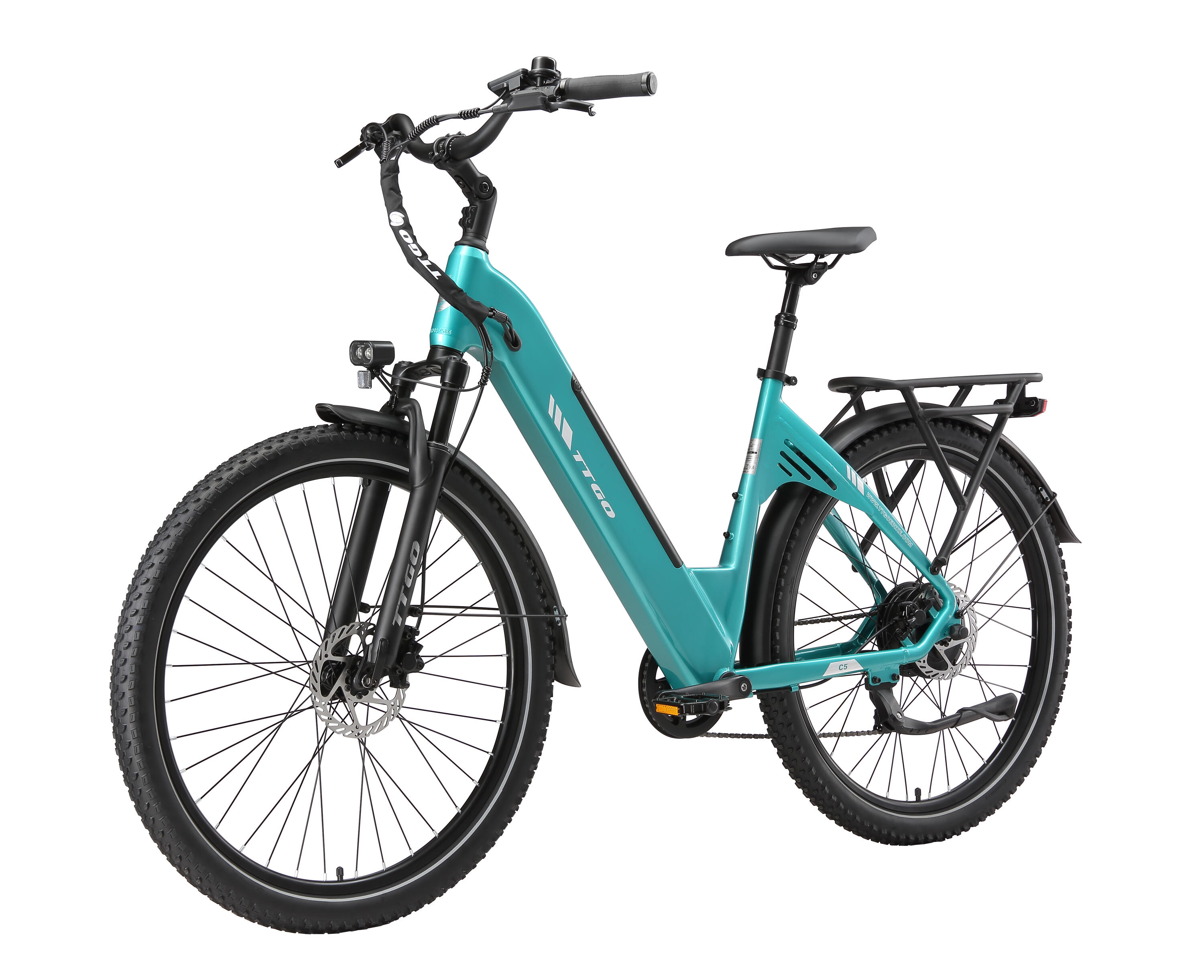 C5 Bicicleta eléctrica 27.5" 48V 250W 110km 70Nm Shimano 7v 2/3