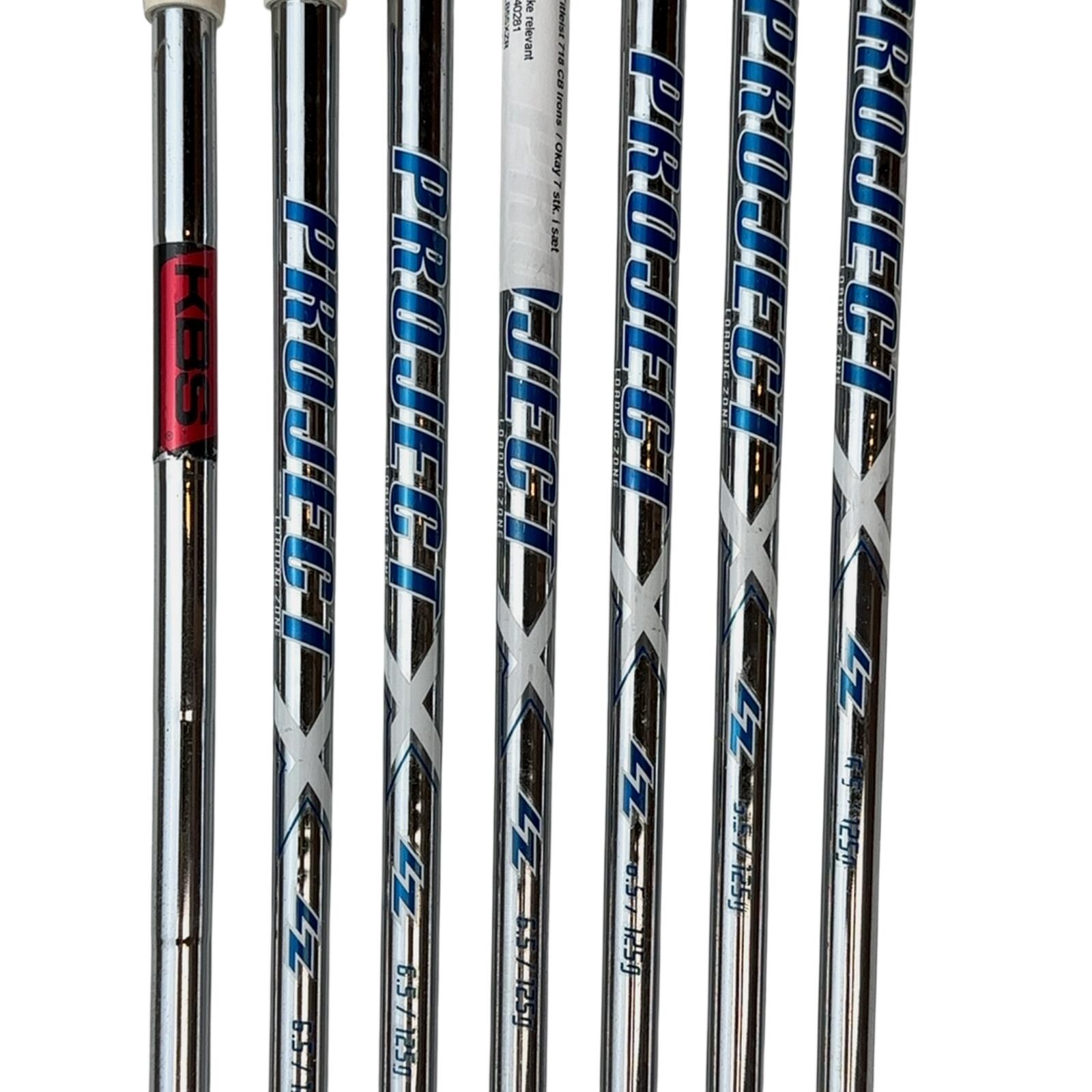 Titleist CB 718 Série de fers / 4-PW / Flex X-Stiff / Acier 4/7