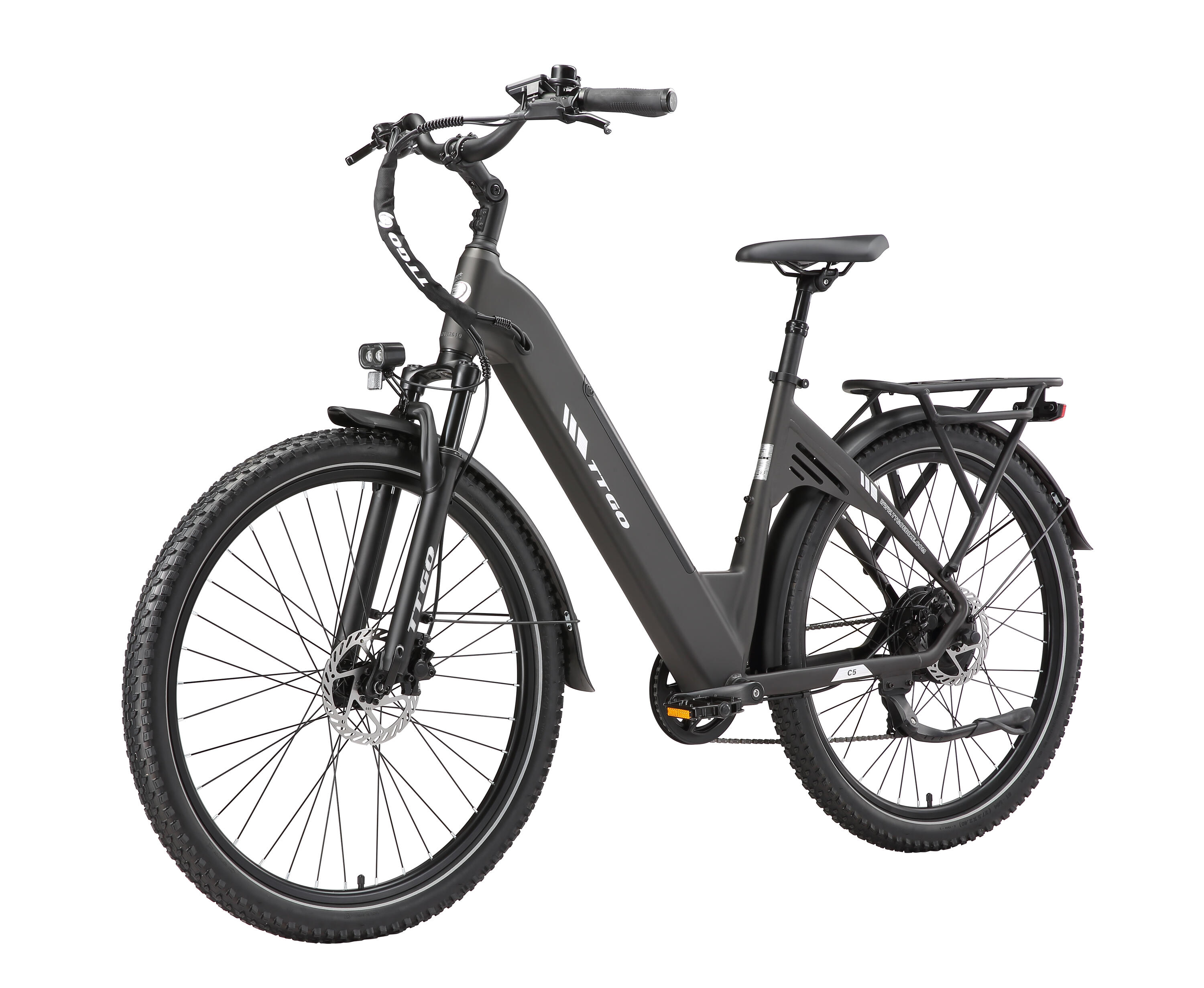 C5 Vélo électrique 27.5" 48V 250W 110km 70Nm Shimano 7 vitesses 2/5