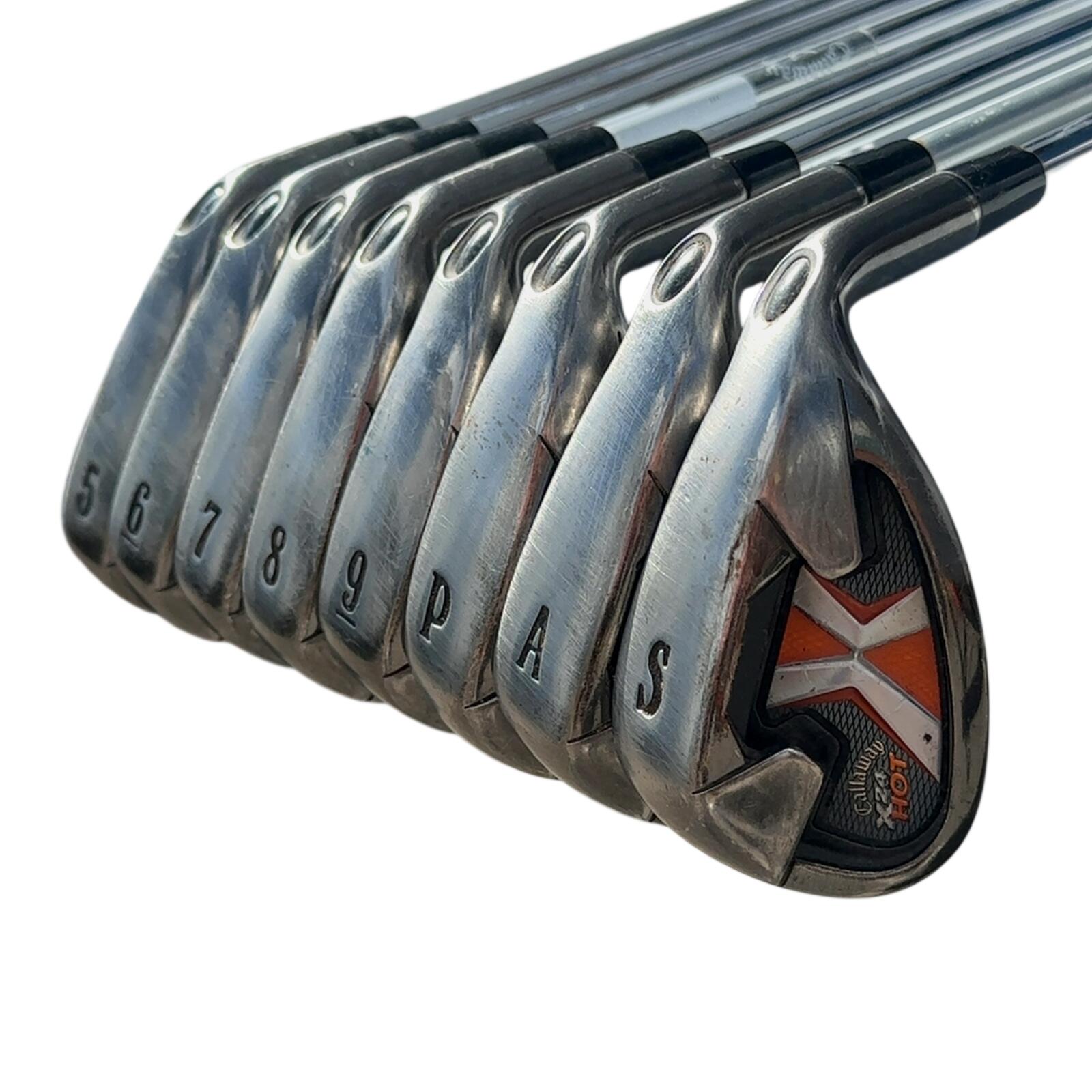 Callaway x 24 Hot Série de fers / 5-PW+AW+SW / Flex Uniflex / Acier 3/7