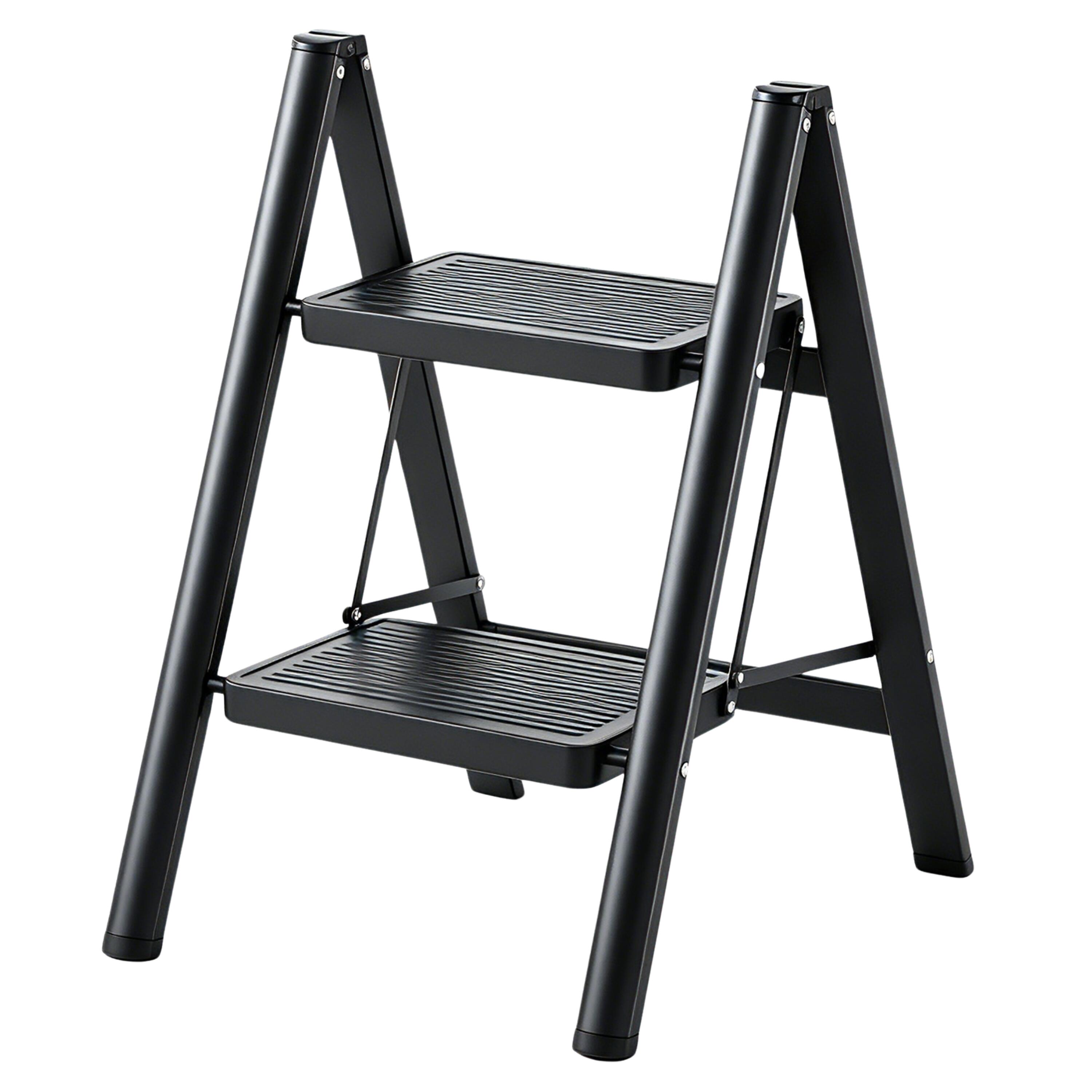 Senz Sports Échelle de trampoline VLT Altura 244 cm - Pliable - 2 marches 1/2