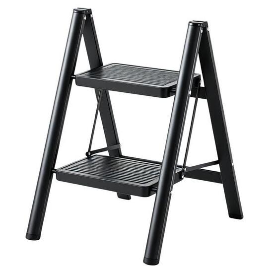 Senz Sports Échelle de trampoline VLT Altura 244 cm - Pliable - 2 marches