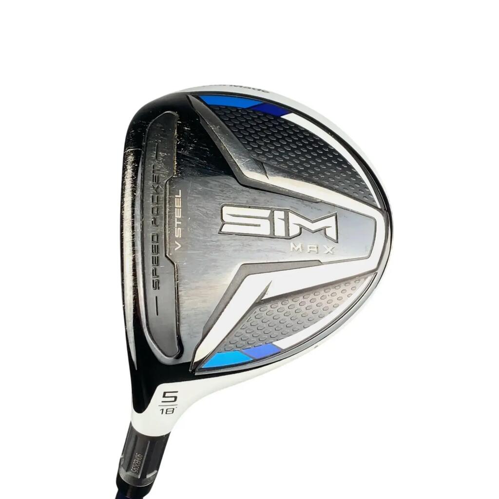 Left TaylorMade SIM Max Fairway Wood / Flex Regular / #5/18