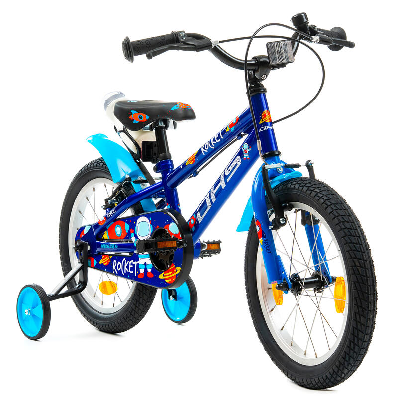 Bicicleta Copii DHS Rocket , Albastru Reambalat