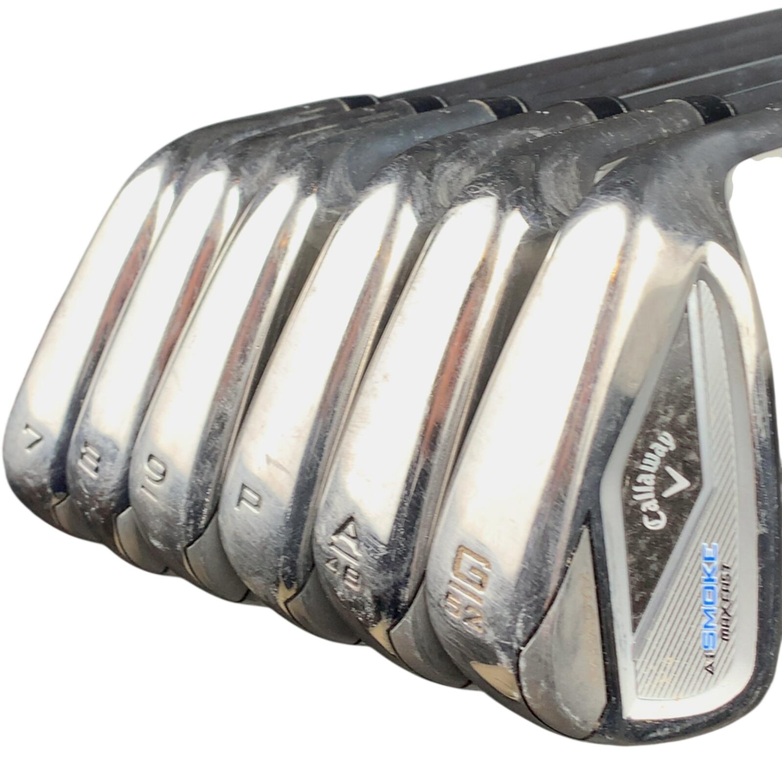 Callaway Aïe Smoke Max Rapide Série de fers / 7-PW+GW+SW / Flex Regular / Acier 3/7