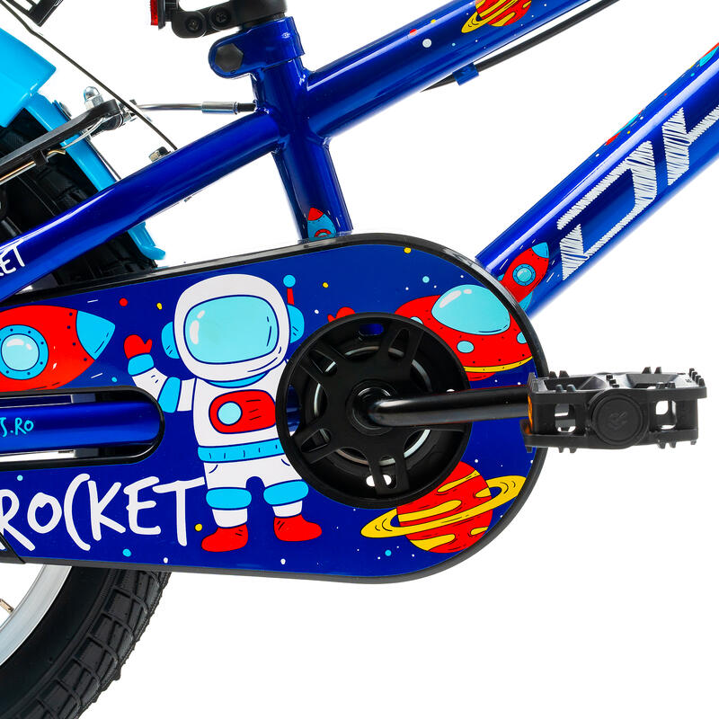 Bicicleta Copii DHS Rocket , Albastru Reambalat