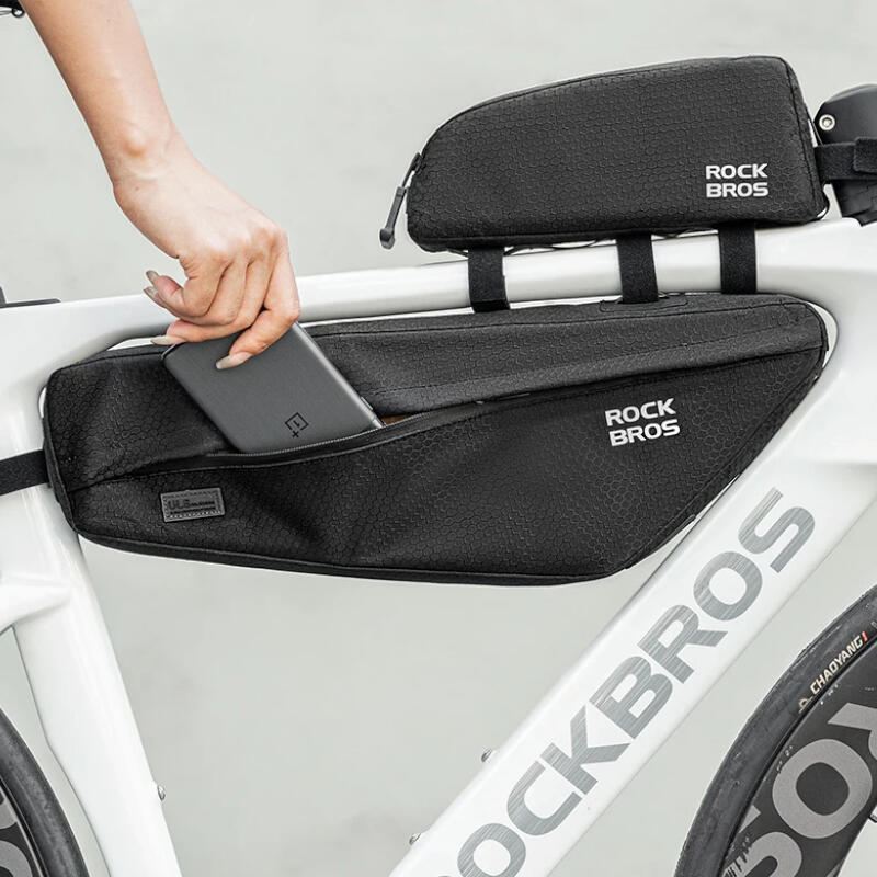 Torba rowerowa na ramę długa ultralekka Rockbros ULS B121 2,8L 4/6