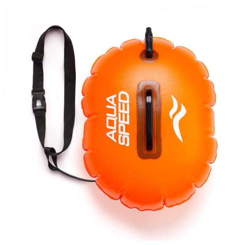 Boja asekuracyjna AQUA SPEEED Open Water Swim Buoy 42,5x35cm kol. 75