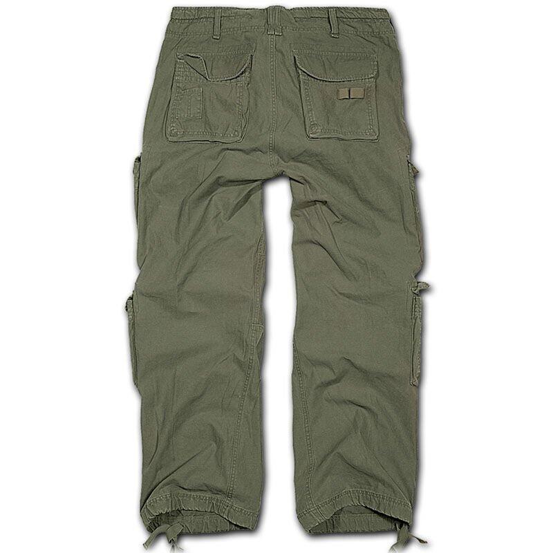 Brandit Pure Vintage Pants Herren (Olive) Größe XXXL 2/2